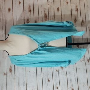 Talbots Tie Front Top - Size Medium NWT!